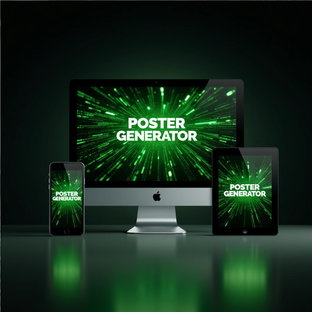 Poster Generator Mockup