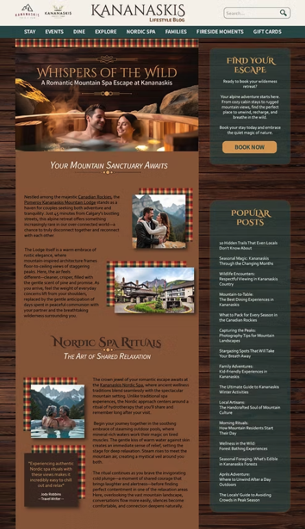 Rustic Elegance Spa Design